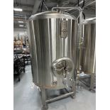 Portland Kettle Works 15 BBL Brite Tank - Dish Bottom, Glycol Jacketed, Mandoor, Zwickle Valve,