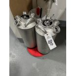 Lot of (2) 1/6 BBL Cleaning Kegs