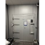 Amerikooler Walk-In Cooler with Hinged Door (Approx. 7' x 17'6" x 12' O.H.)(Taproom)