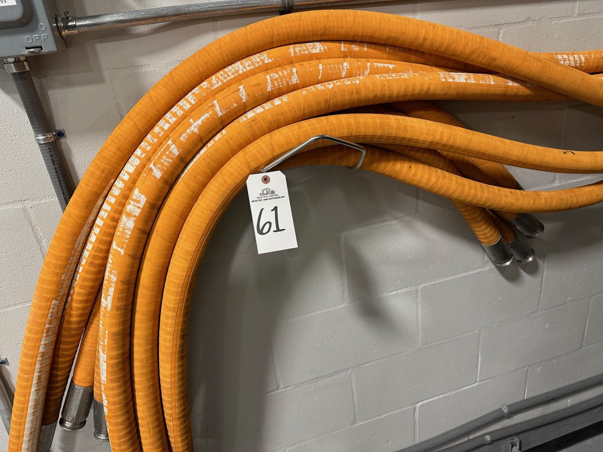 Lot of Brewing Hoses and Rauck Fish Stainless Steeel Hose Hangers - Image 2 of 5