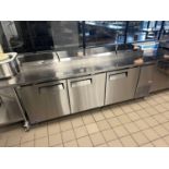 Turbo Air Stainless Steel Prep Station - Model TPR-93SD-N