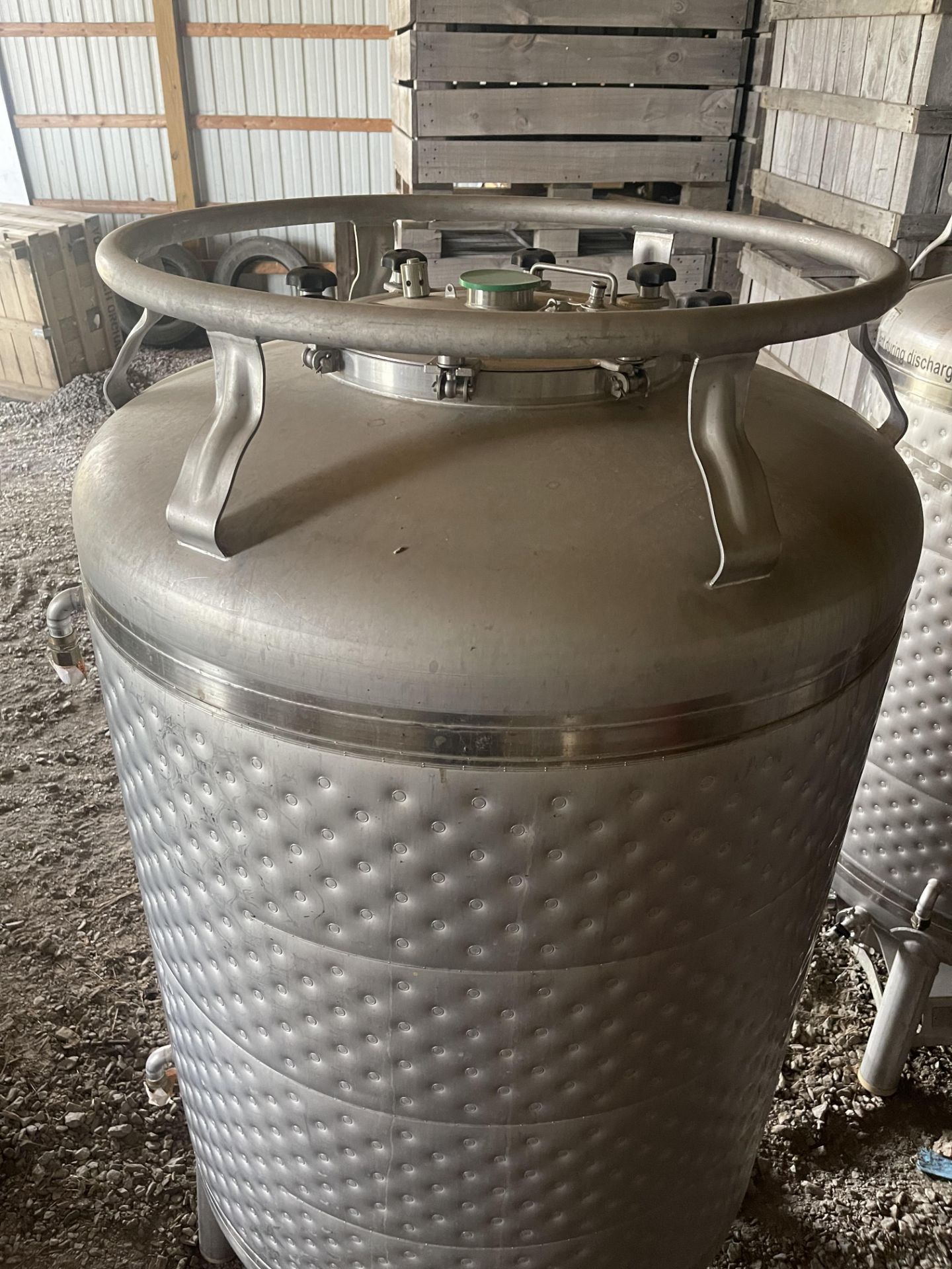 7 BBL Stainless Steel Grundy Tank, Dimple Jacketed | Rig Fee $500 - Image 2 of 2