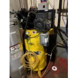 Emax 7.5 HP Air Compressor w/ 80 Gal Receiver Tank, S/N: 100933 | Rig Fee $250