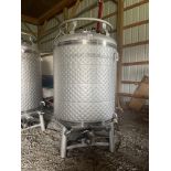 7 BBL Stainless Steel Grundy Tank, Dimple Jacketed | Rig Fee $500