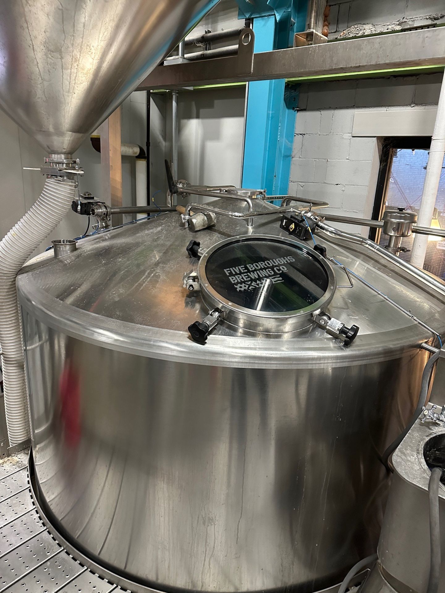 2016 Prospero SK 2-Vessel 49 BBL Brew Kettle/Whirlpool, 39 BBL Mash Mixer / Lauter Tun, with Control - Image 7 of 25