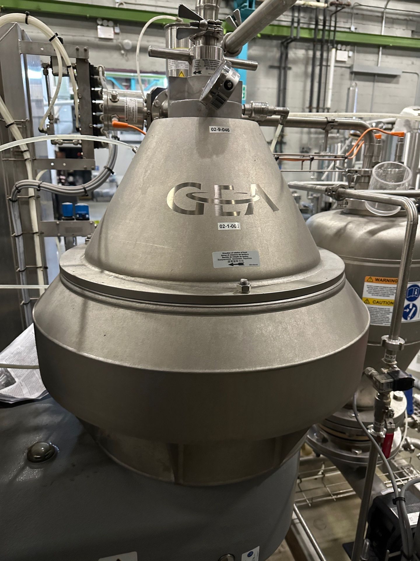 2019 GEA Westfalia Model GSC 40-06-077 Centrifugal Separator, S/N: 1739-532, with S | Rig Fee $650 - Image 7 of 17