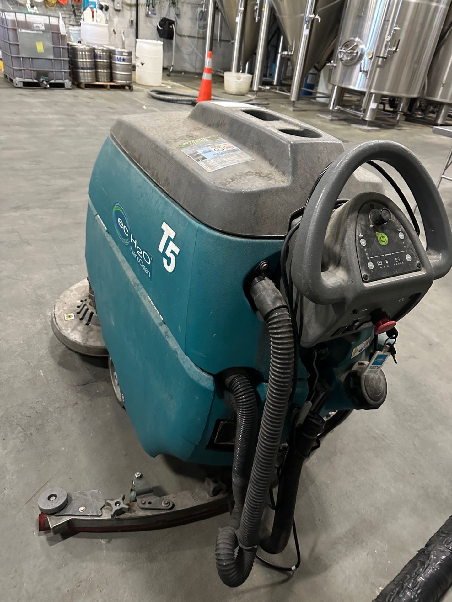 Tennant T5 ecH2O NanoClean Floor Scrubber, 144.2 Hours At time of Catalog | Rig Fee $50 - Image 2 of 8