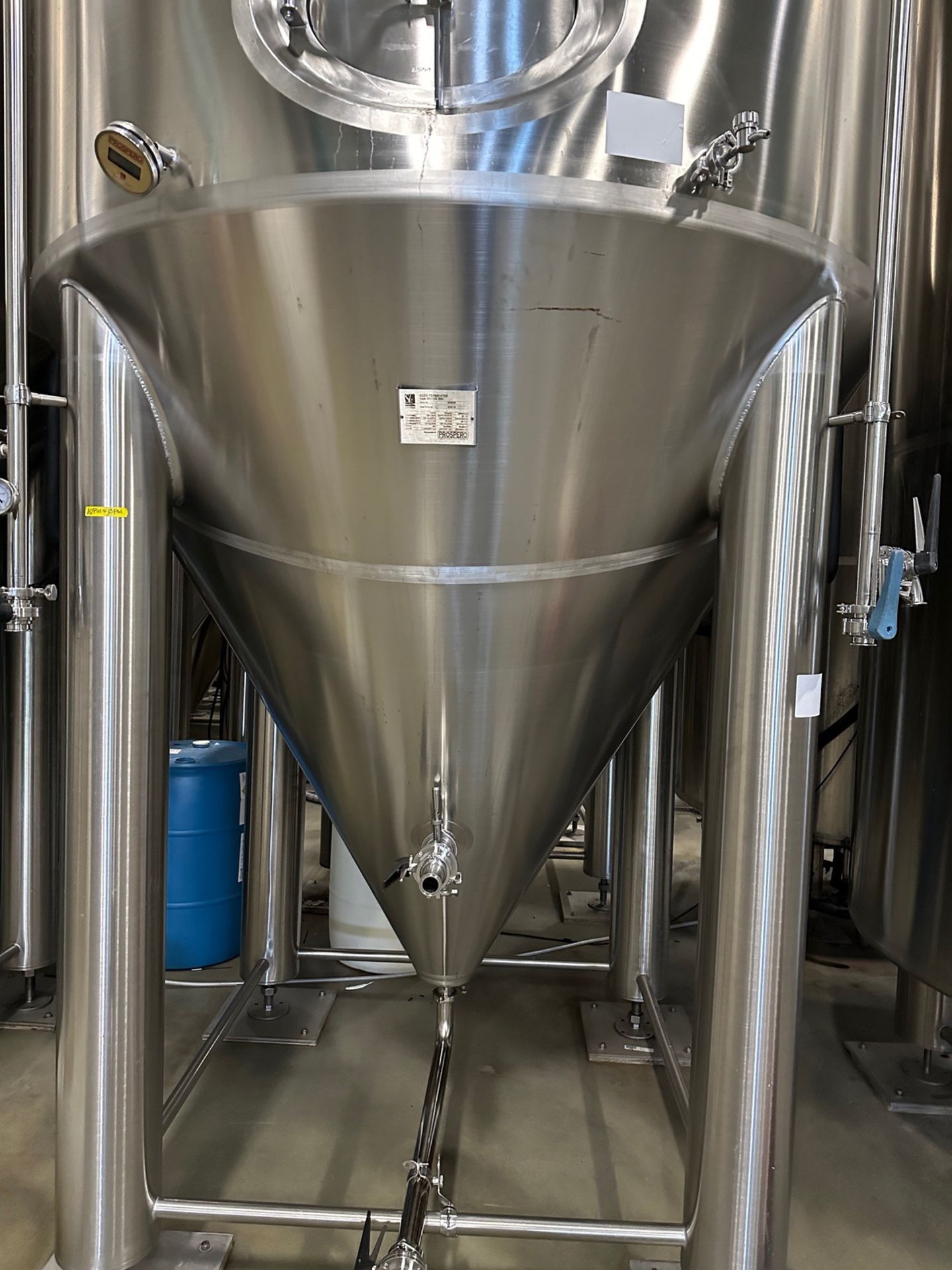 2018 Prospero SK 120 BBL Fermenter, Glycol Jacketed, Approx 7ft ID x 24ft OAH, S/N: 18102759 - Image 2 of 6