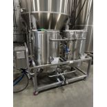 2-Tank 300L CIP Skid, All Stainless Steel, Centrifugal Pump, Panel | Rig Fee $350