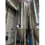 2018 Prospero SK 120 BBL Fermenter, Glycol Jacketed, Approx 7ft ID x 24ft OAH, S/N: 18102758