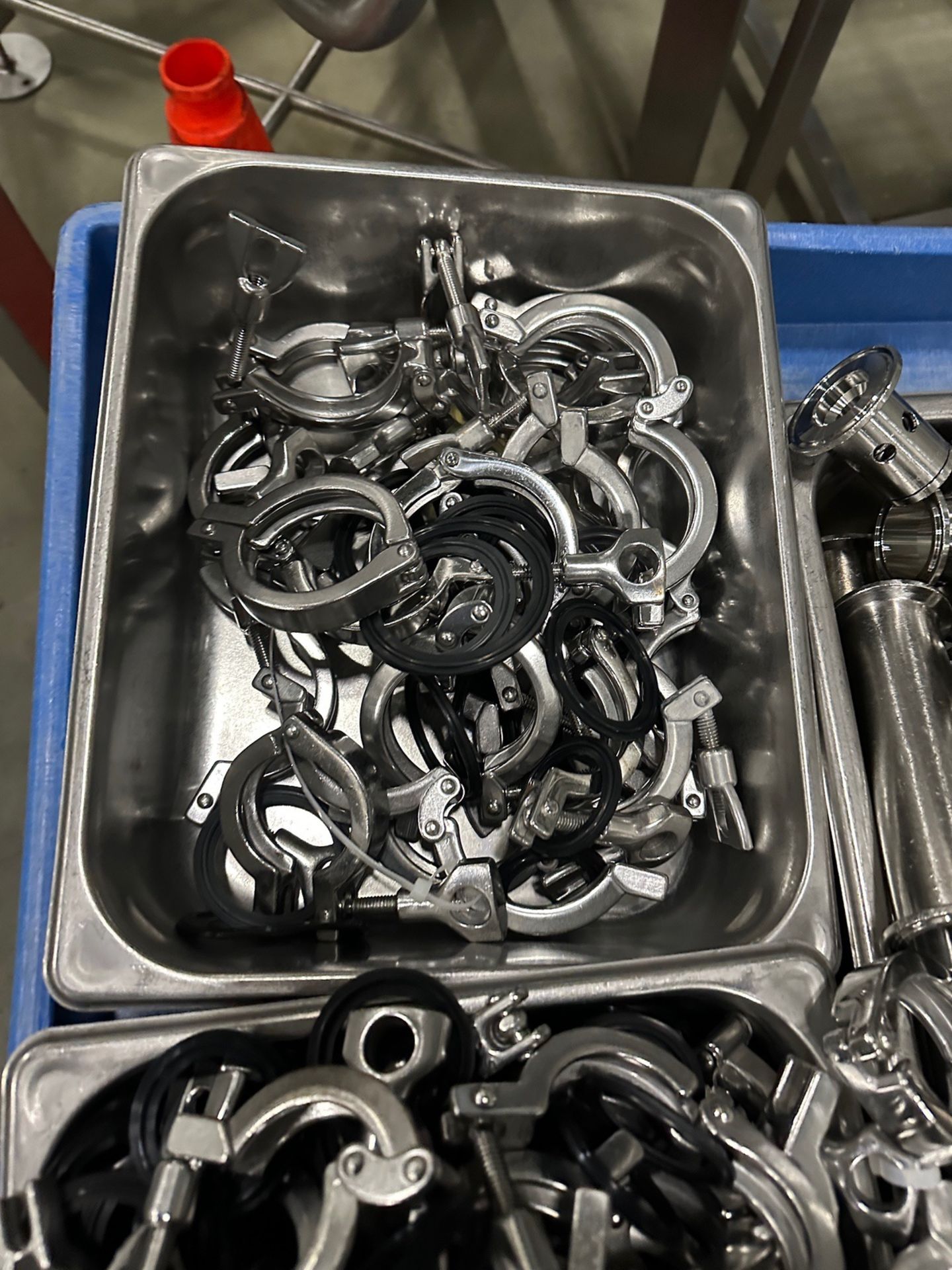 Misc Stainless Steel Brewery Fittings, Tri-Clamps, Sight Glasses, Butterfly Valves - Image 3 of 5