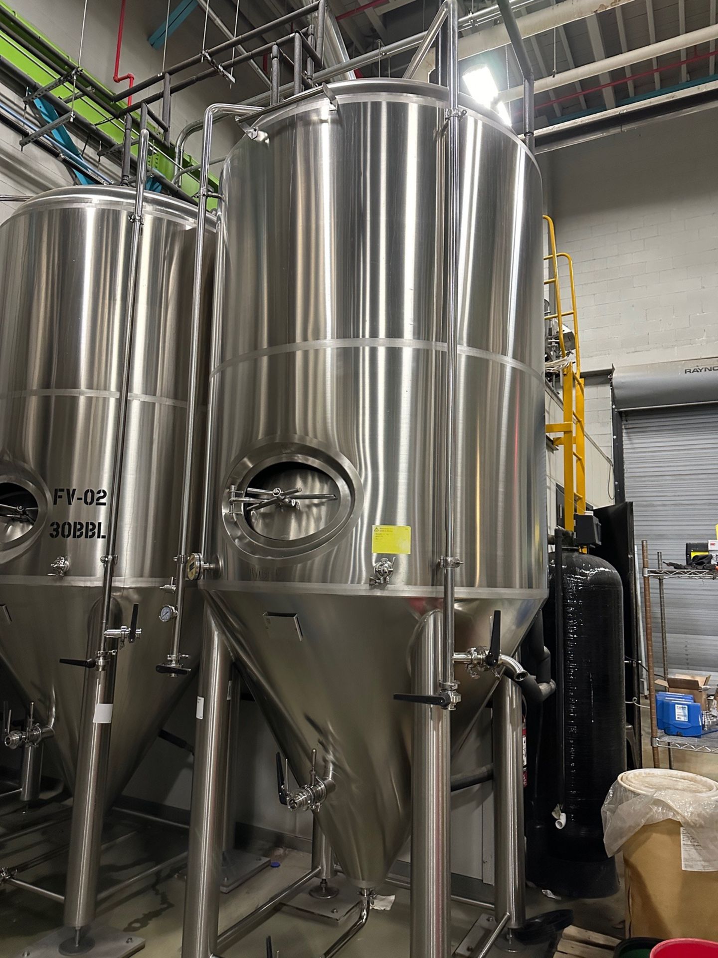 2016 Prospero SK 30 BBL Fermenter, Glycol Jacketed, Approx 5ft-3in ID x 13ft OAH, S | Rig Fee $1850