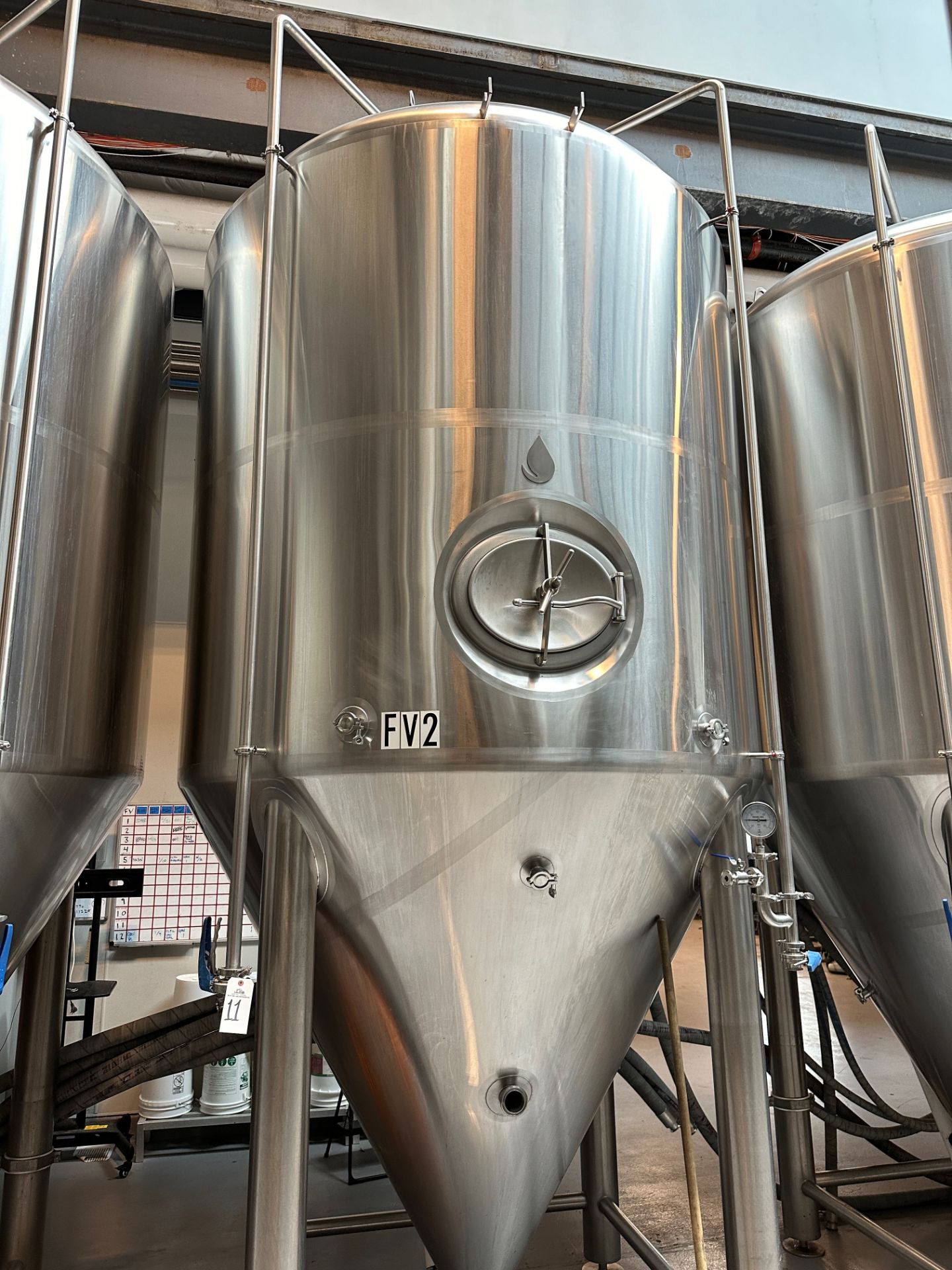 Complete 40 BBL Microbrewery - 40 BBL Deutsche 4-Vessel Brewhouse, Tanks, Can Line - See Description - Image 35 of 335