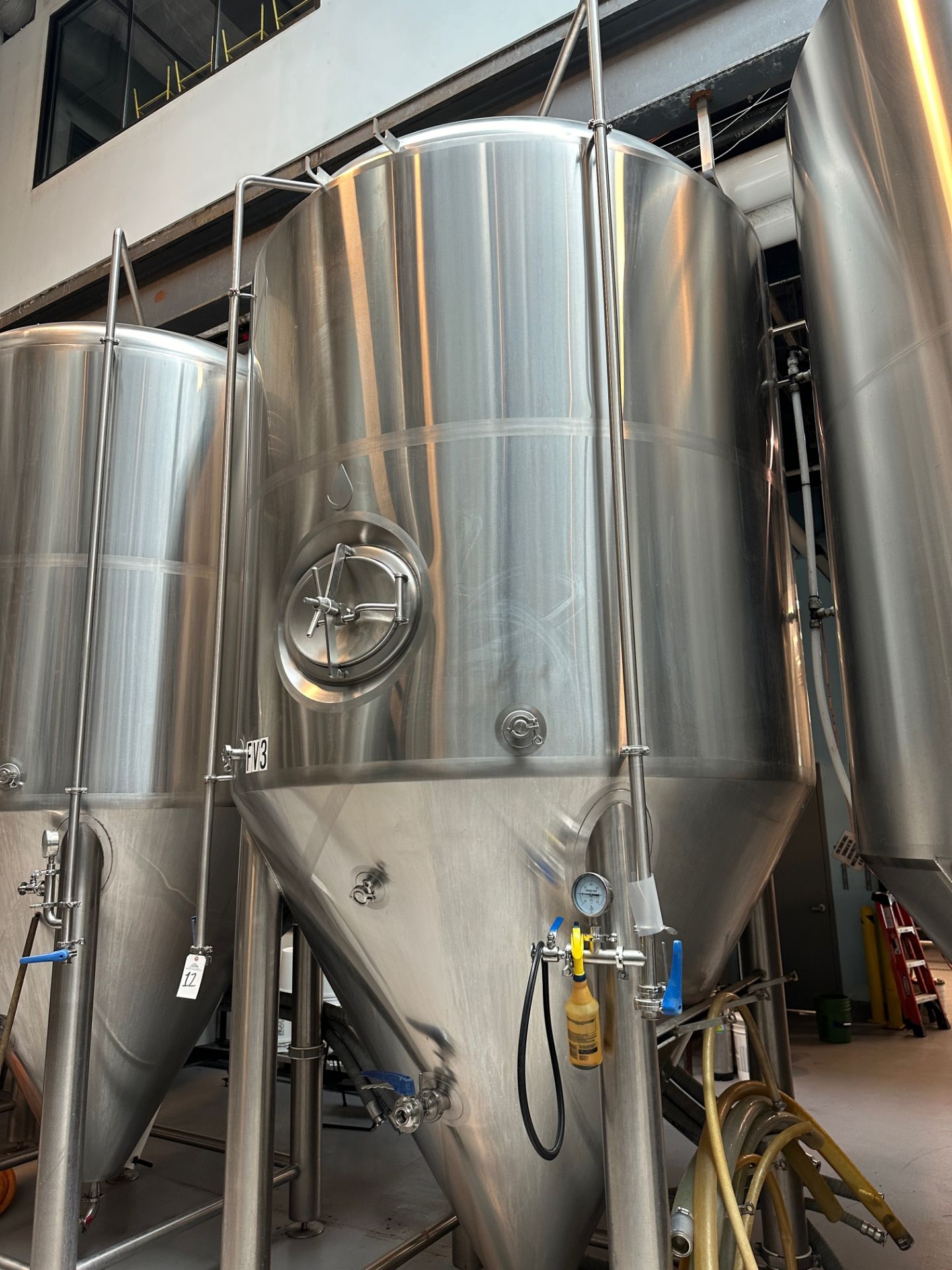 Complete 40 BBL Microbrewery - 40 BBL Deutsche 4-Vessel Brewhouse, Tanks, Can Line - See Description - Image 36 of 335