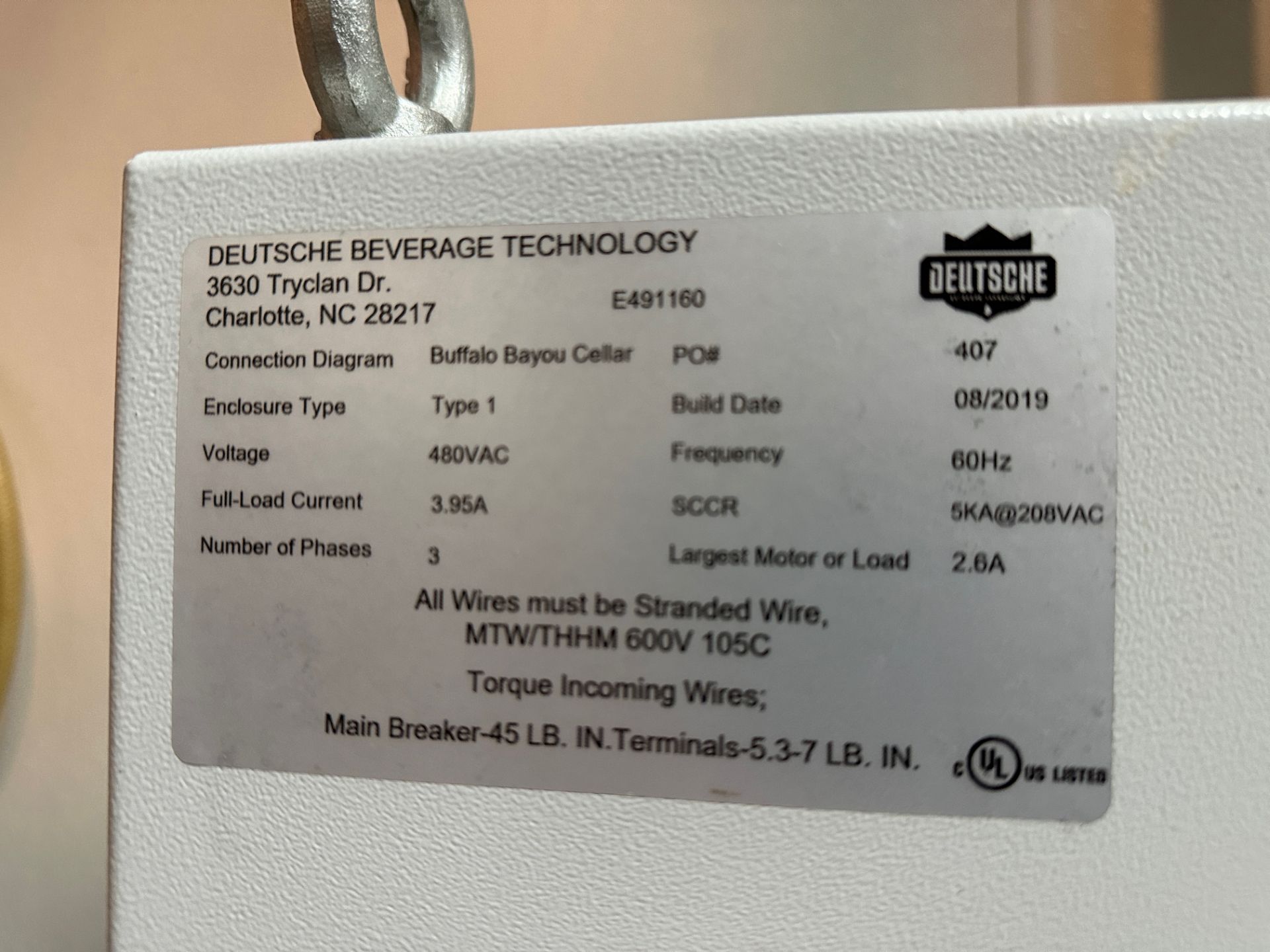 Complete 40 BBL Microbrewery - 40 BBL Deutsche 4-Vessel Brewhouse, Tanks, Can Line - See Description - Image 72 of 335