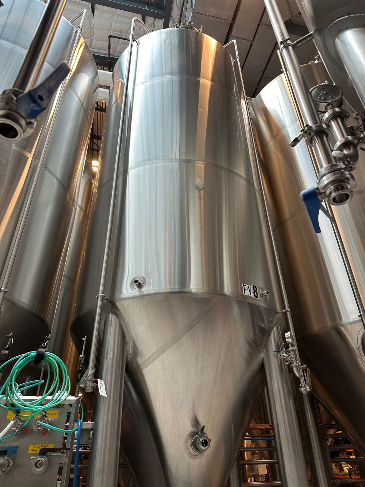 Complete 40 BBL Microbrewery - 40 BBL Deutsche 4-Vessel Brewhouse, Tanks, Can Line - See Description - Bild 29 aus 335