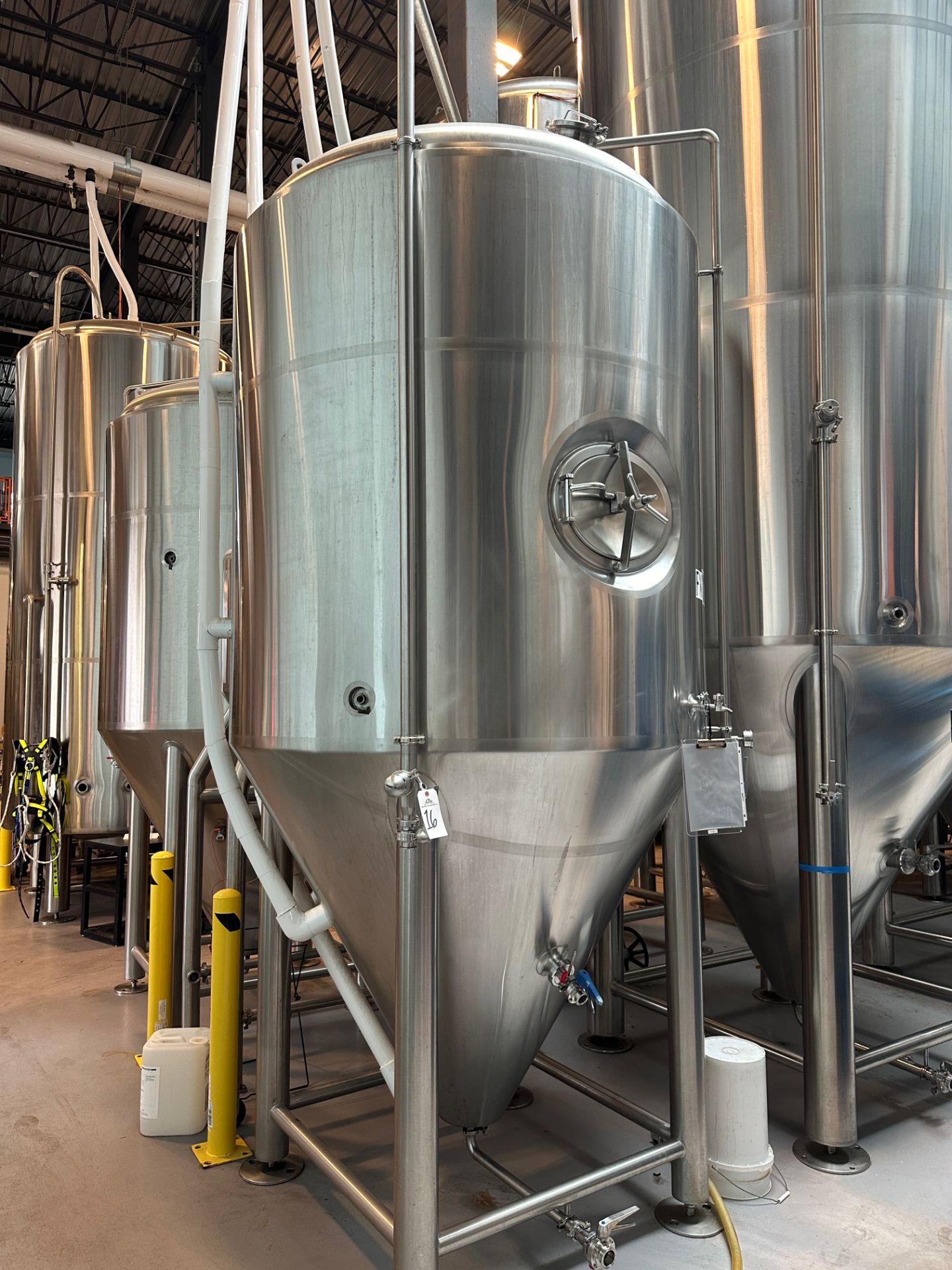 Complete 40 BBL Microbrewery - 40 BBL Deutsche 4-Vessel Brewhouse, Tanks, Can Line - See Description - Image 40 of 335