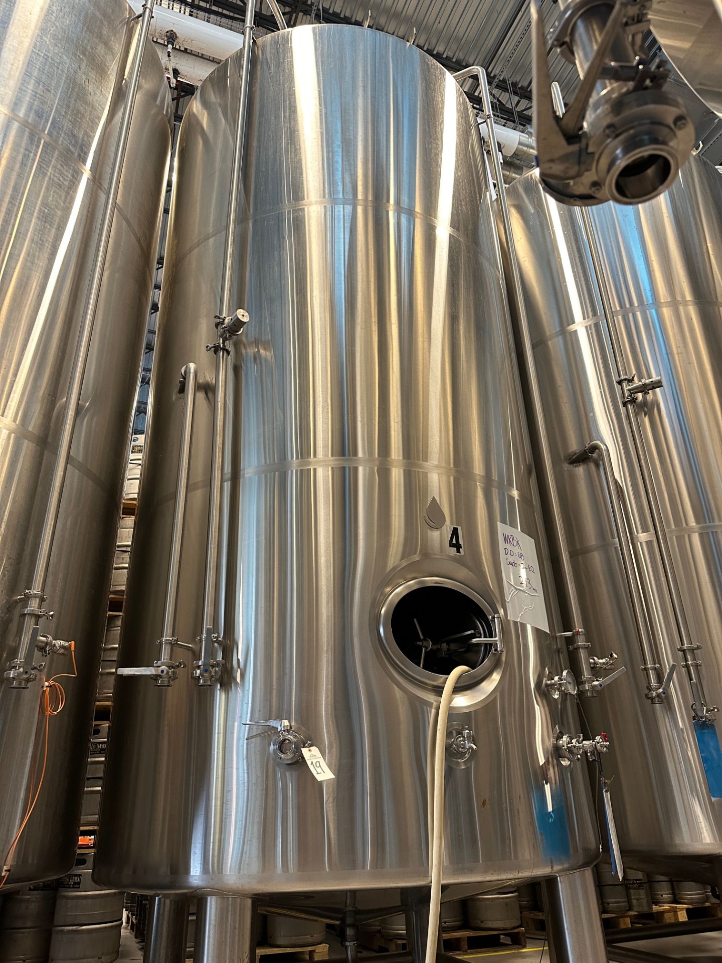 Complete 40 BBL Microbrewery - 40 BBL Deutsche 4-Vessel Brewhouse, Tanks, Can Line - See Description - Bild 45 aus 335