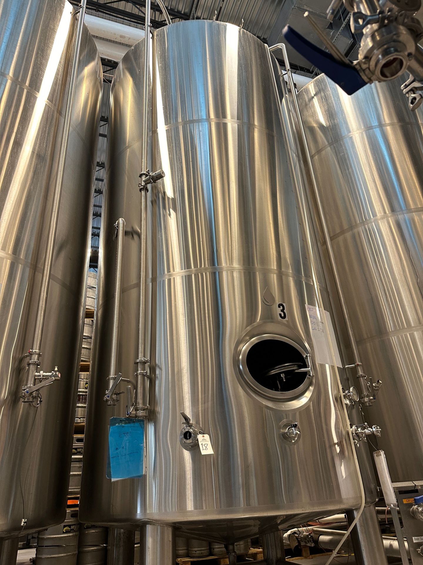 Complete 40 BBL Microbrewery - 40 BBL Deutsche 4-Vessel Brewhouse, Tanks, Can Line - See Description - Image 42 of 335