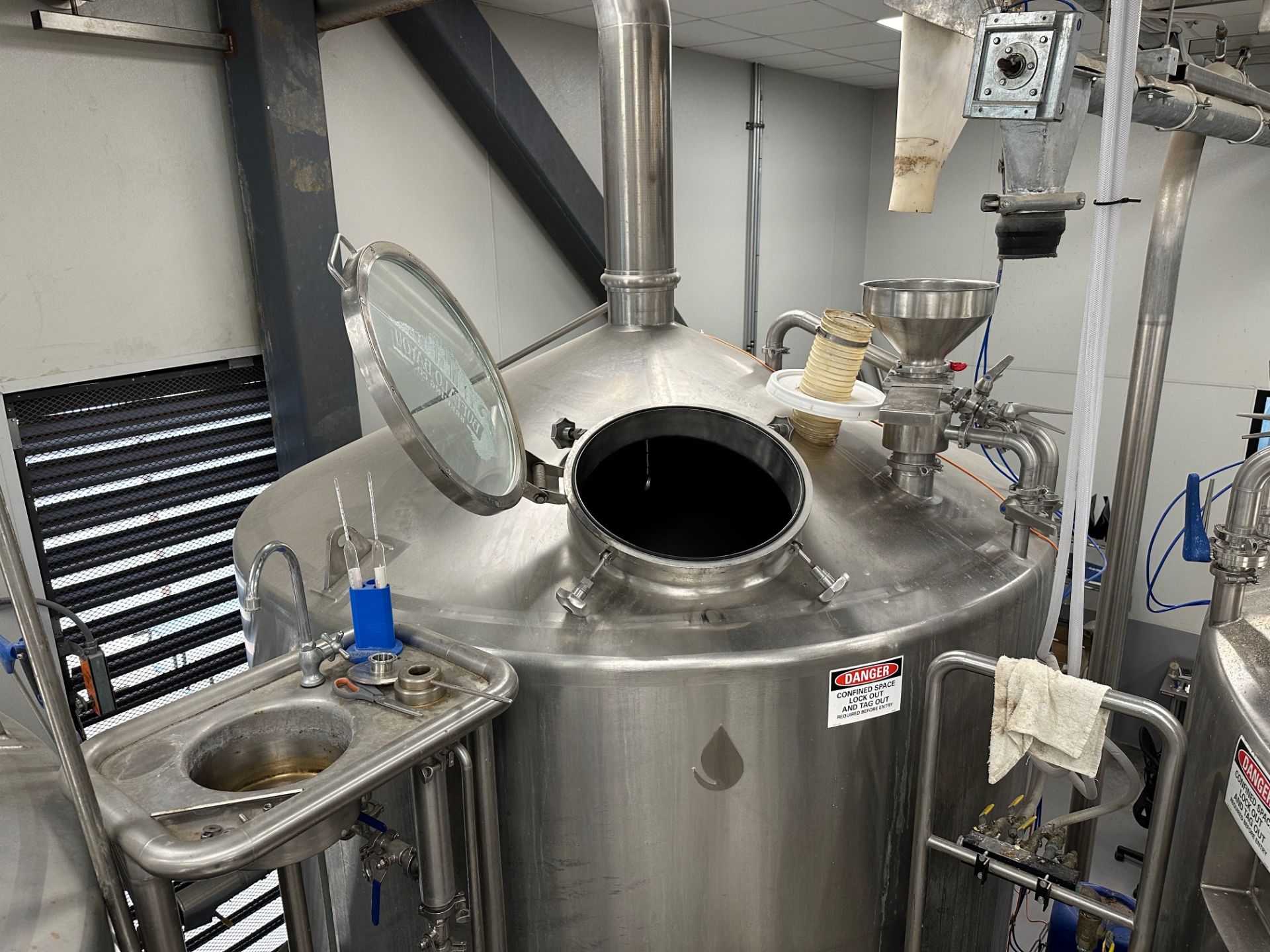 Complete 40 BBL Microbrewery - 40 BBL Deutsche 4-Vessel Brewhouse, Tanks, Can Line - See Description - Bild 7 aus 335