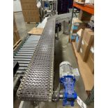 Dorner 3200 Series Intralox Belt over Stainless Steel Frame with (2) 45 Degree Turns and Genesis VFD