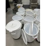 Lot of (8) 55 Gallon Drums on Dollies | Rig Fee $50