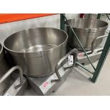 Lot of (2) Gemini 550 LB Capacity Stainless Steel Movable Bowls