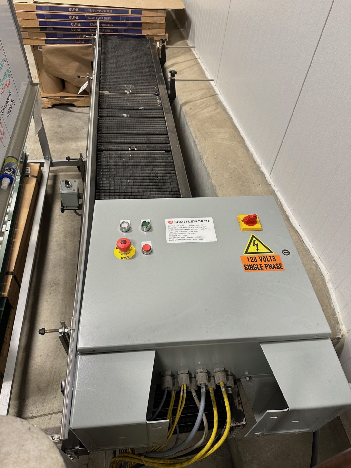 2020 Shuttleworth Conveyor with Control Panel (Approx. 15.5" x 10') | Rig Fee $200 - Image 3 of 4