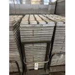 Approx. (189) 4-Loaf Bread Baking Pans on Heavy Duty Pan Cart (Approx. 9" x 25.5") | Rig Fee $50