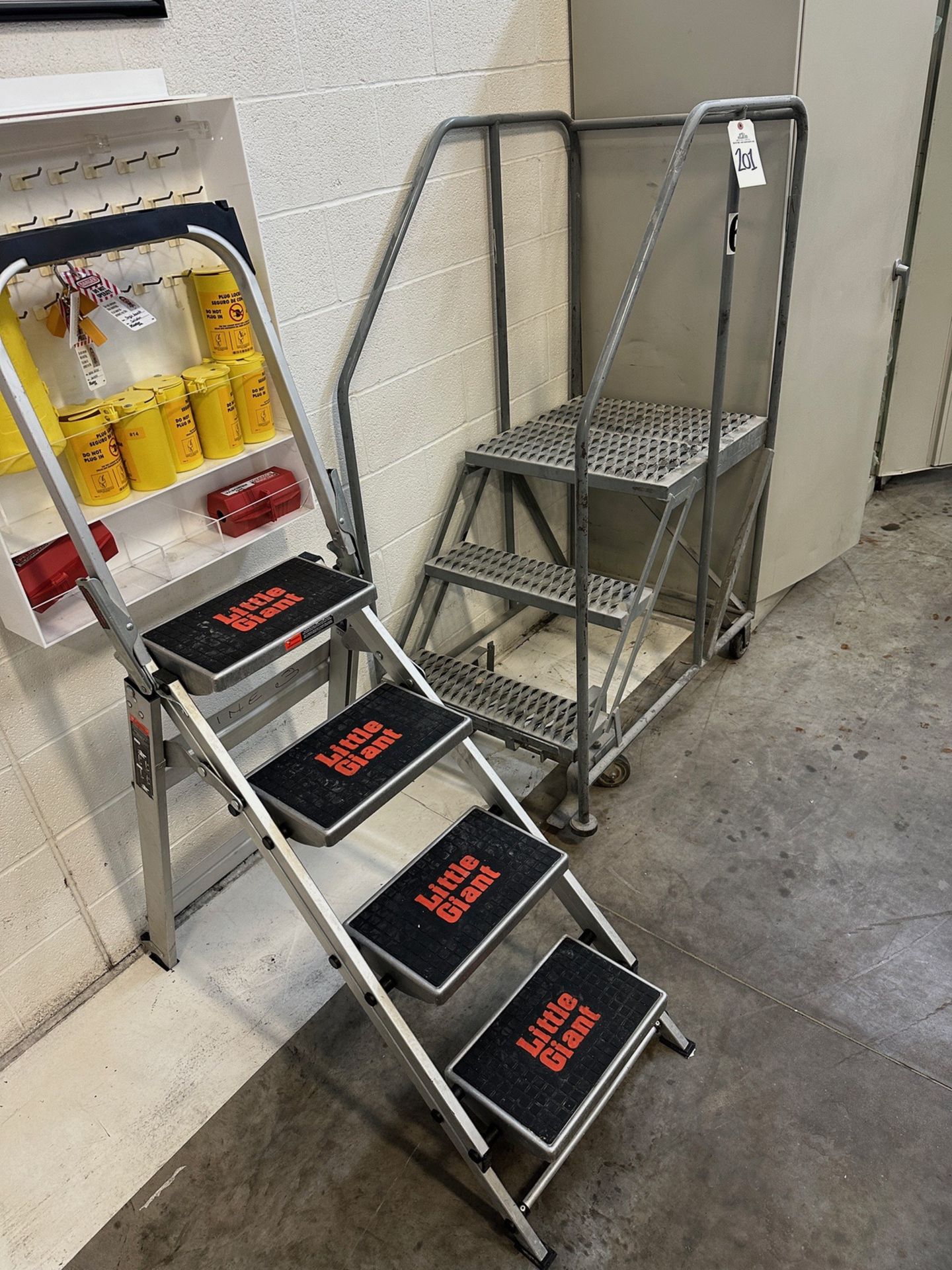 Lot of Step Ladder and Little Giant Step Ladder | Rig Fee $50