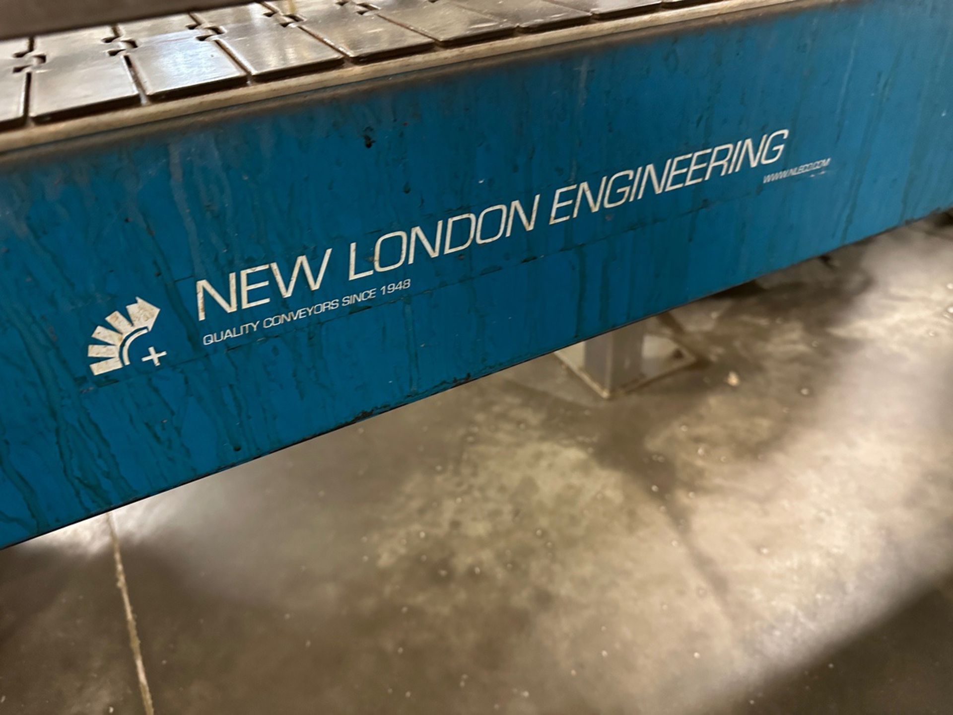 New London Engineering Stainless Steel Belt Conveyor with Lenze VFD (Approx. 7.5" x | Rig Fee $200 - Image 2 of 6