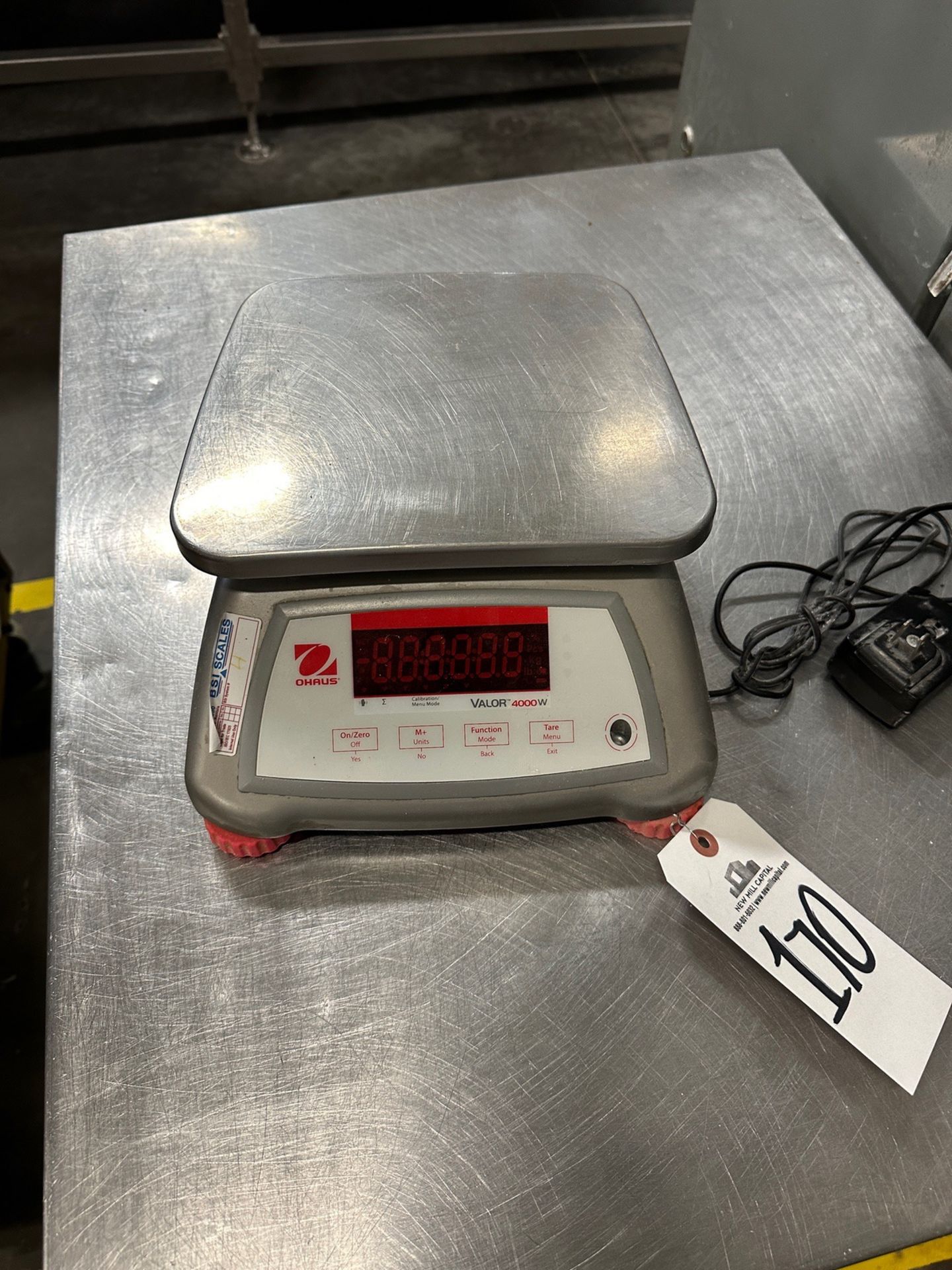 Ohaus 6 LB Capacity Model V41XWE3T Digital Scale - S/N 8338427145 | Rig Fee $25