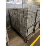 Approx. (189) 4-Loaf Bread Baking Pans on Heavy Duty Pan Cart (Approx. 9" x 25.5") | Rig Fee $50