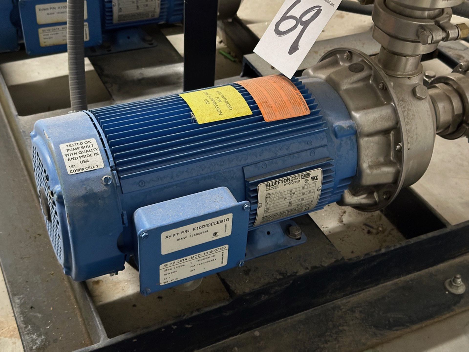 WEG 5 HP Motor with Goulds 1 1/2 X 2-6 Pump | Rig Fee $150