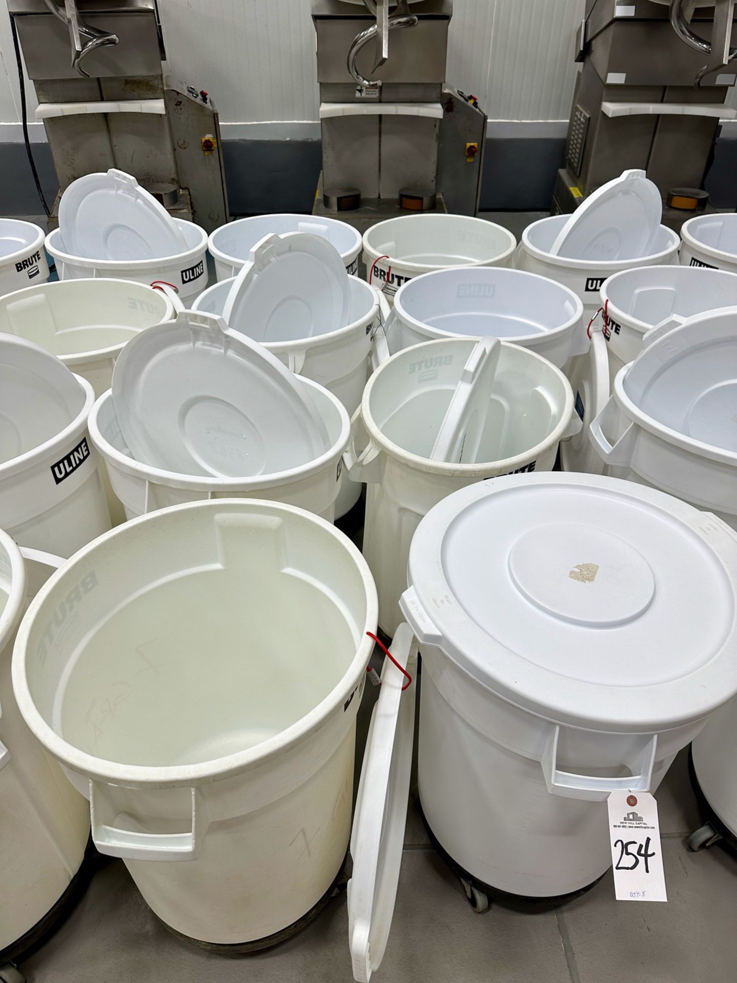 Lot of (8) 55 Gallon Drums on Dollies | Rig Fee $50