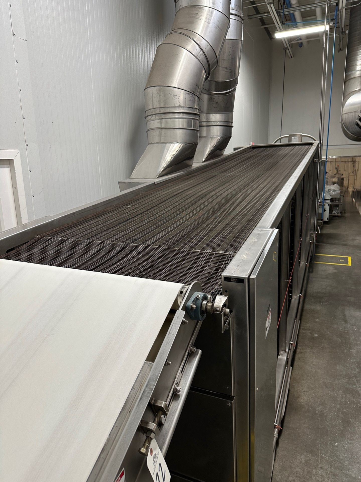 2019 AM Manufacturing Chain Belt Cooling Conveyor (Approx. 48" x 22') | Rig Fee $2500 - Image 2 of 7