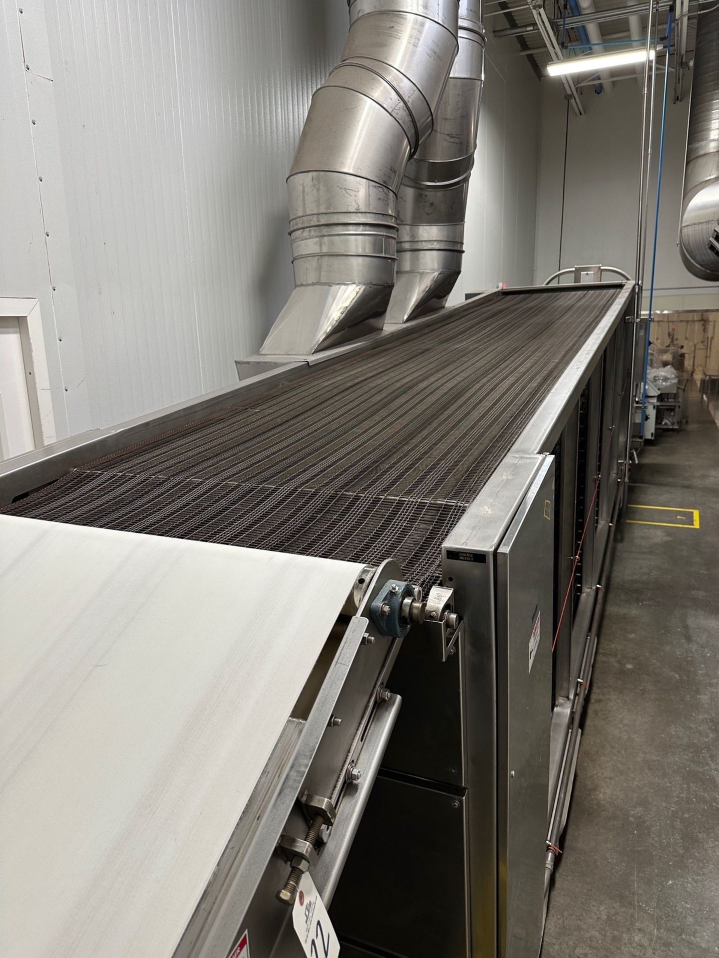 2019 AM Manufacturing Chain Belt Cooling Conveyor (Approx. 48" x 22') - Image 2 of 7