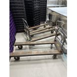 Lot of (3) Heavy Duty Pan Carts (Approx. 28" x 69") | Rig Fee $75