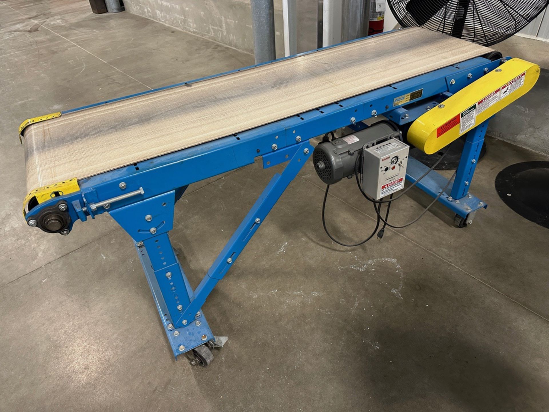 Belt Conveyor with Baldor VFD (Approx. 18" x 6') - Image 2 of 6