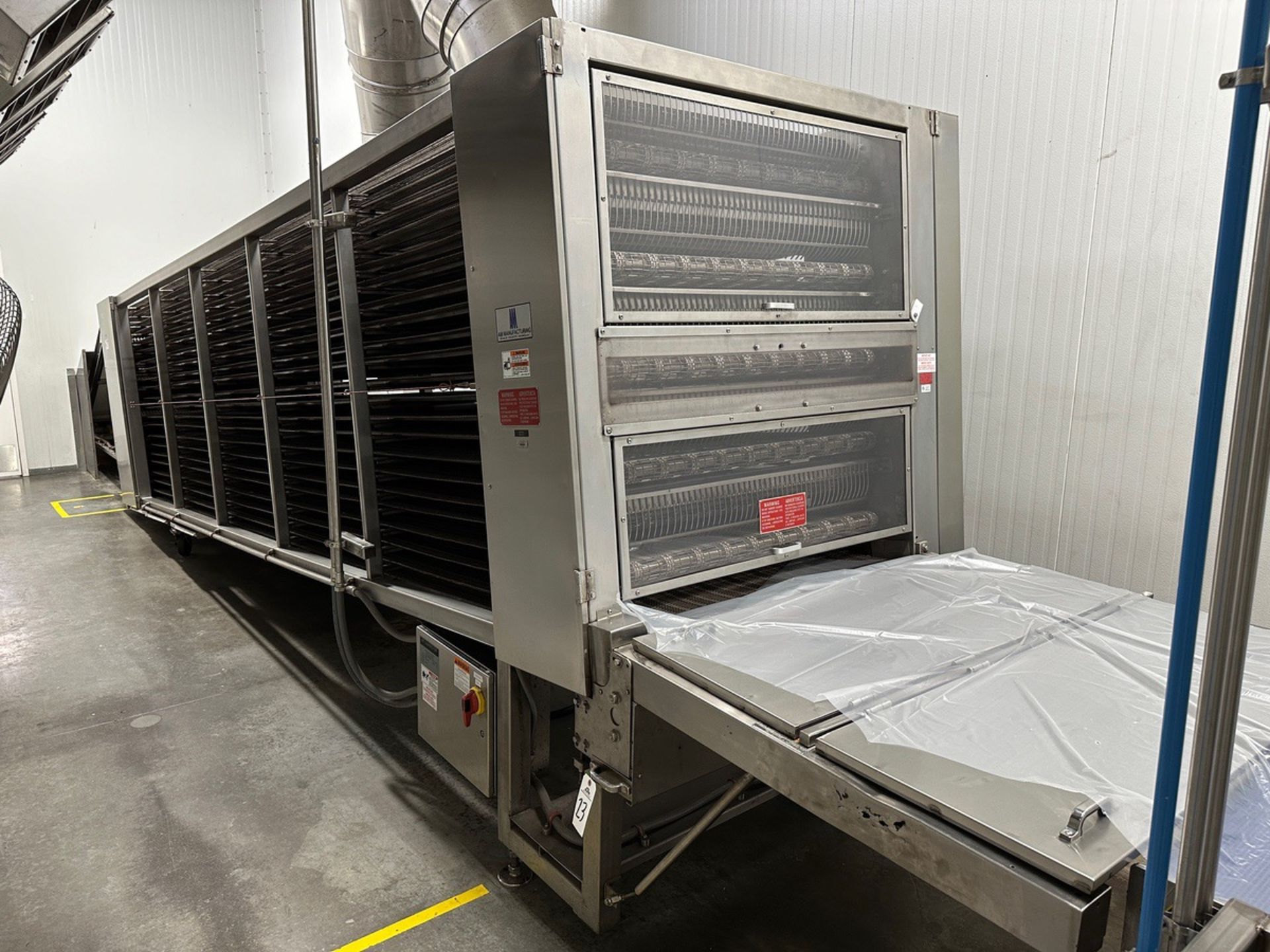 2019 AM Manufacturing Chain Belt Cooling Conveyor (Approx. 48" x 22') | Rig Fee $2500