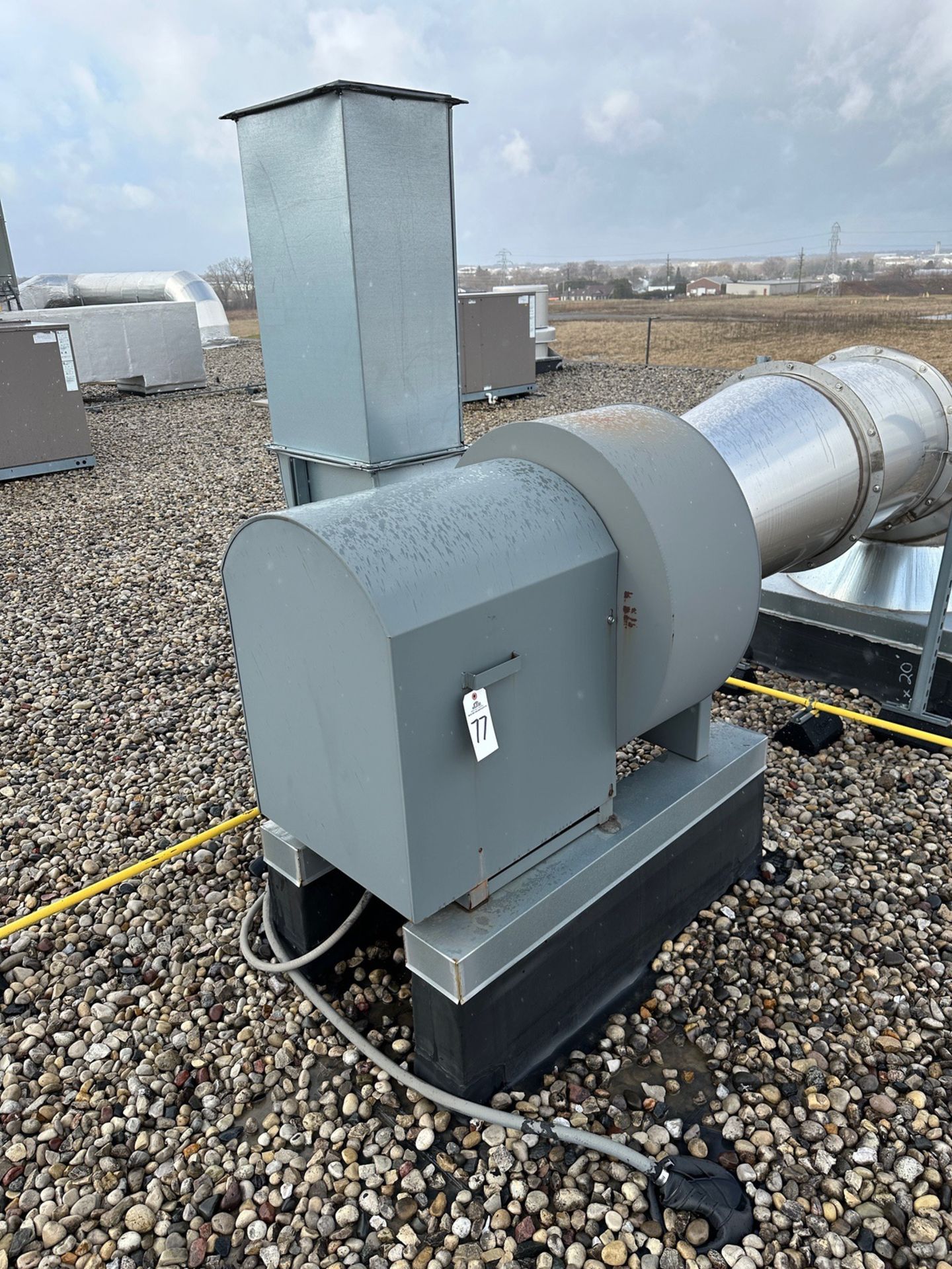 Heavy Duty Exhaust Blower from Above Tortilla Line | Rig Fee Contact Rigger