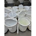 Lot of (8) 55 Gallon Drums on Dollies | Rig Fee $50