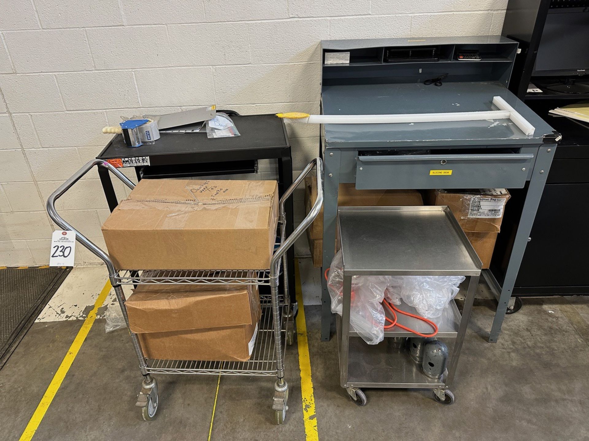 Lot of Workstation and Utility Carts | Rig Fee $75