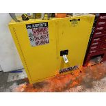 Justrite Sure-Grip EX Flammable Contents Cabinet with 30 Gallon Capacity | Rig Fee $150