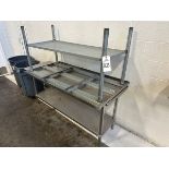 Lot of (2) Stainless Steel Tables (Approx. 30" x 5' and 2' x 6') | Rig Fee $75