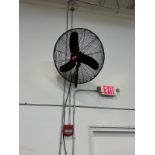 Lot of (3) 30" Dayton Wall Mounted Fans - Model NSC-243