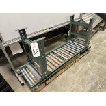 Lot of (2) Roller Conveyor Sections - (1) Set of Supports (Approx. 16" x 5') | Rig Fee $50