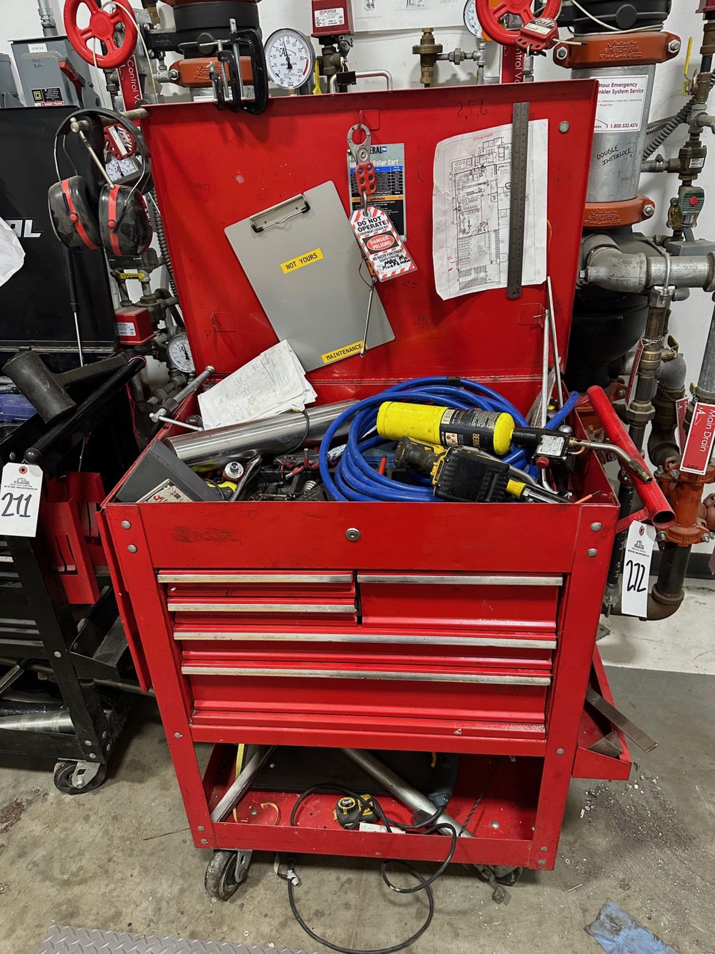 US General Tool Cabinet and Contents