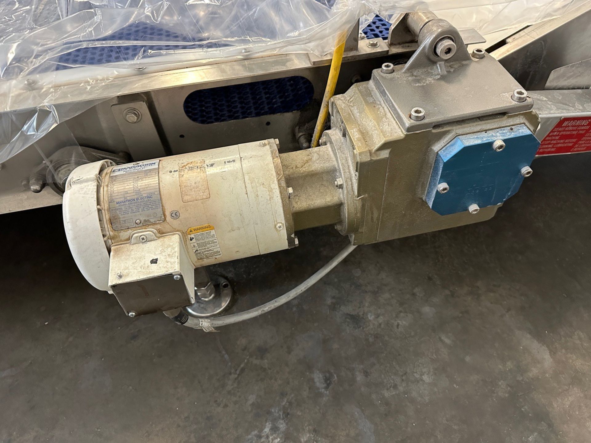 2019 AM Manufacturing Blue Belt Plastic Intralox Conveyor over Stainless Steel Fram | Rig Fee $1500 - Image 6 of 6