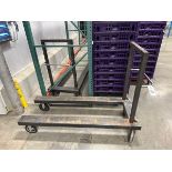 Lot of (2) Heavy Duty Pan Carts (Approx. 28" x 69") | Rig Fee $50